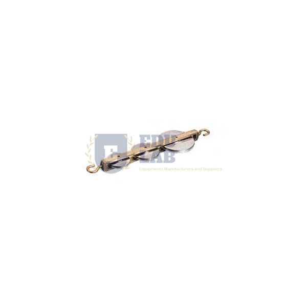 Triple in Line Metal Pulley
