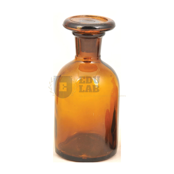 Bottle Reagent, N.M. Glass Amber Colour