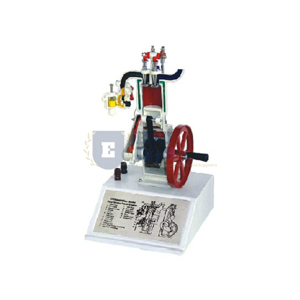 Sectional Model of 4 Stroke Cycle Petrol Engine