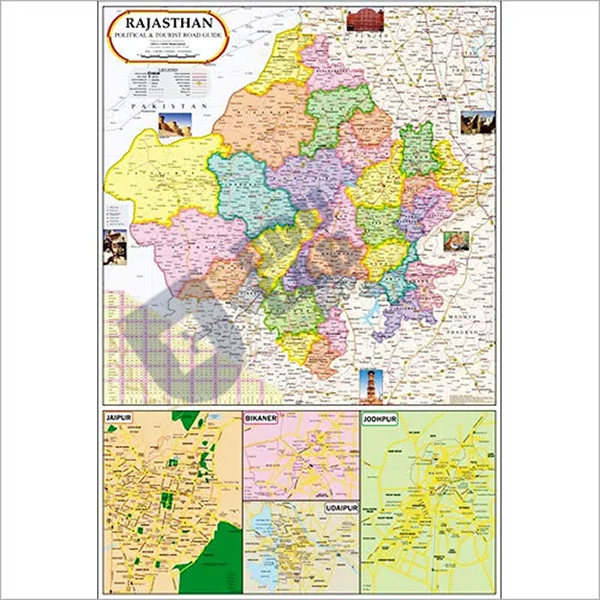 Rajasthan Political Map Chart