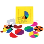 Flip n Fraction Geoboard with Circle Cut